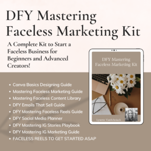 DFY Mastering Faceless Marketing Kit