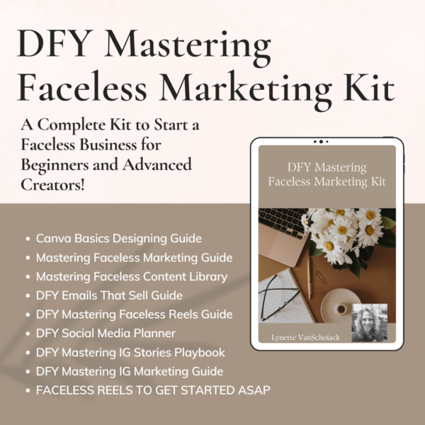 Mastering Faceless Marketing Kit