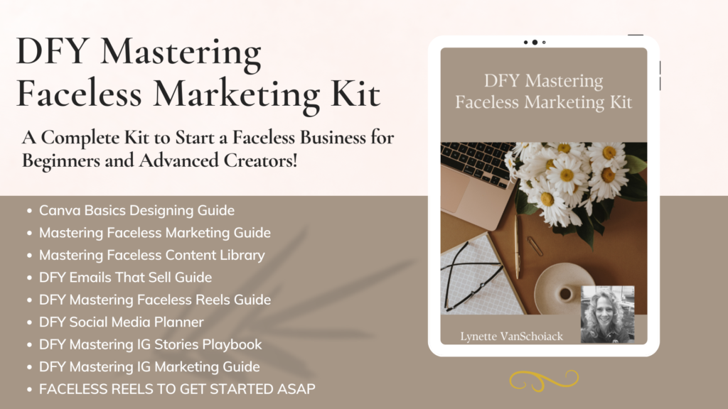 Mastering Faceless Marketing Kit